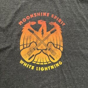 Moonshine Spirit BY Brad Paisley Graphic  T-Shirt  Size XL Gray  Short Sleeve